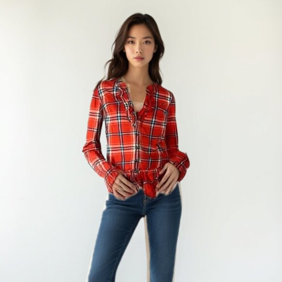 Hollister peplum top  S - Picture 1 of 10